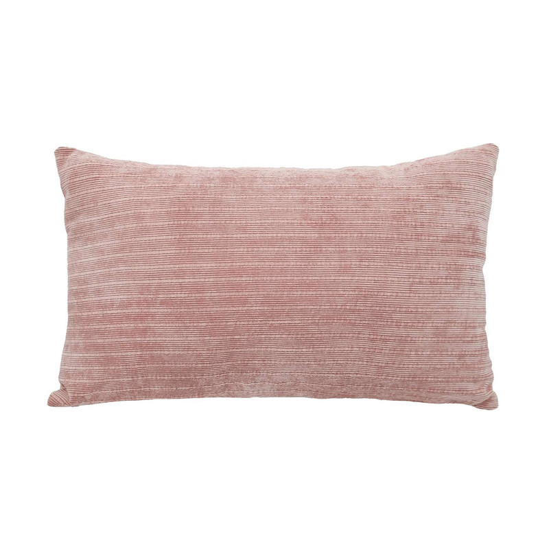 Coussin texture 30x50cm blush