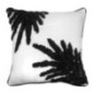Coussin ext aop palme ass noir/s