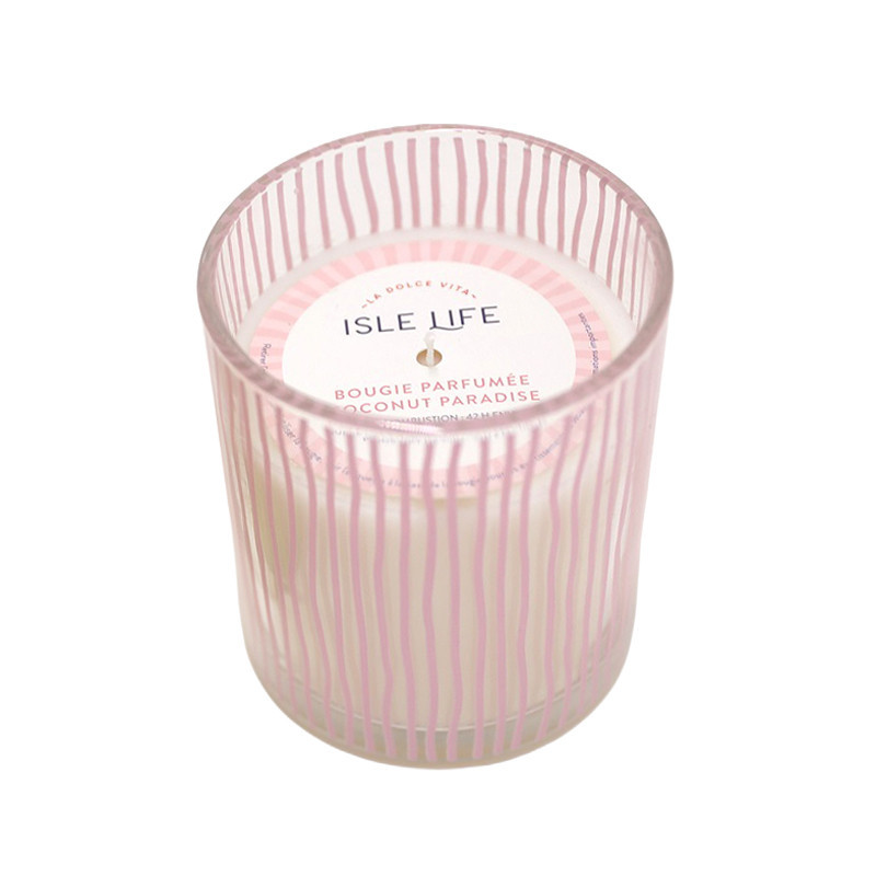 Bougie fines rayures