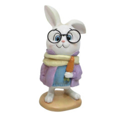 Statue lapin paques carottes 3 a