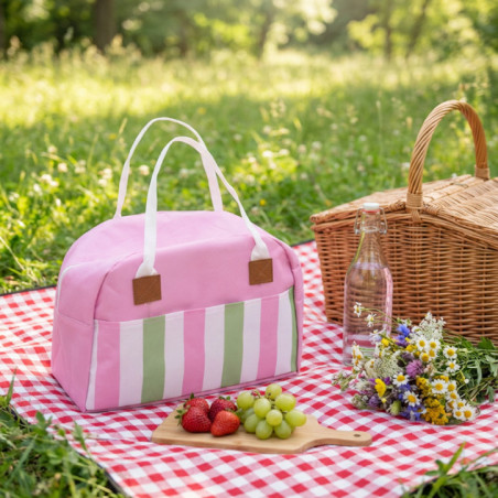 Lunch bag fraicheur en polycoton
