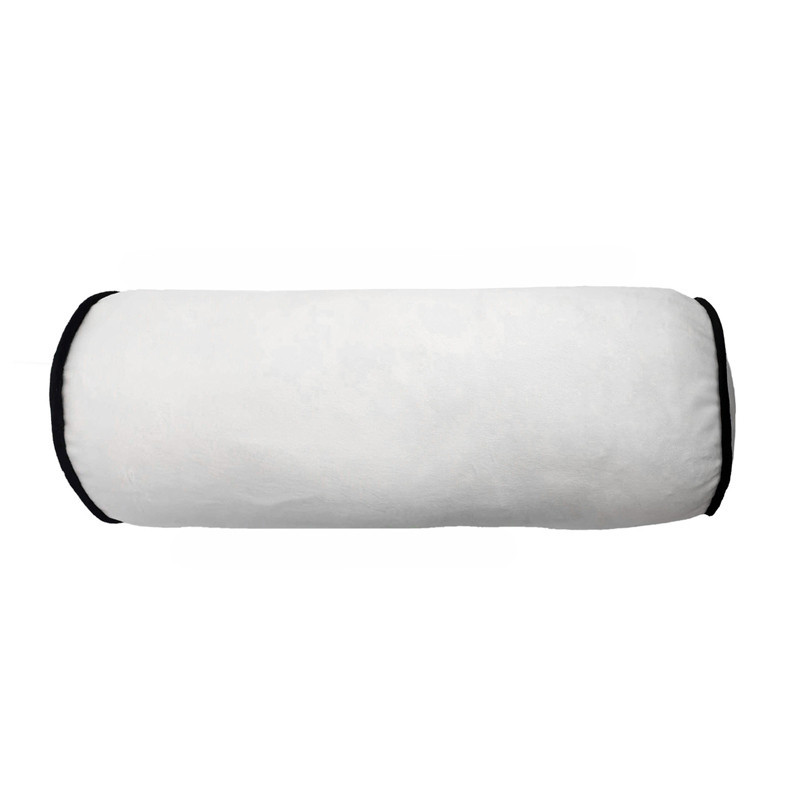 Traversin piping noir d15x45cm c