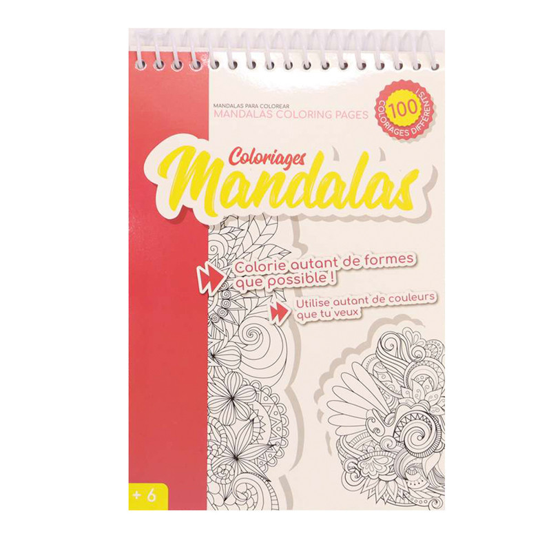 Carnet de coloriage 100 feuilles