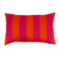 Coussin peps 30x50cm rose/orange
