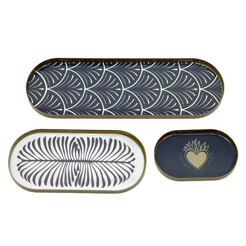 Set de 3 vides poches metal