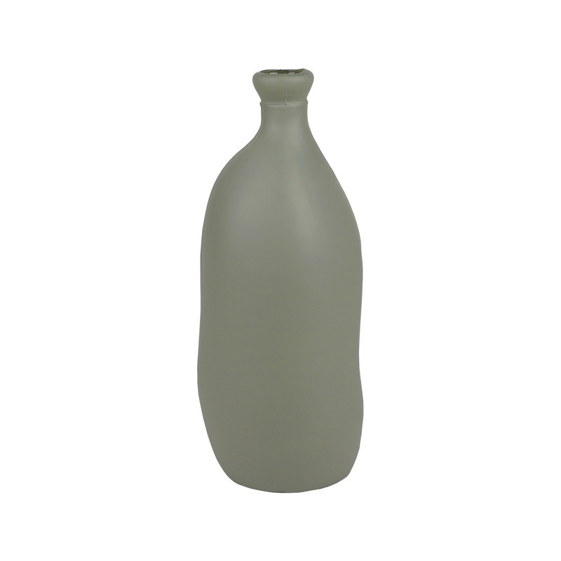 Vase lea 3l olive en verre d15h3