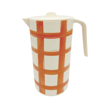 Pichet avec couvercle plastique
