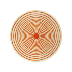 Assiette plastique d25cm orange