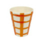 Gobelet plastique orange vibes