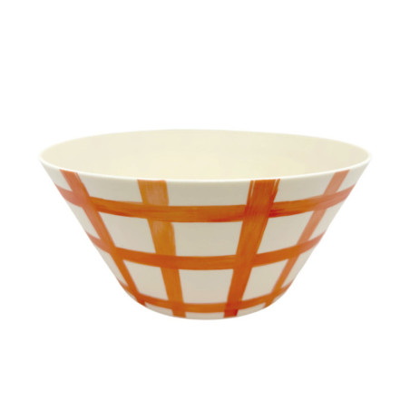 Saladier plastique d24cm orange