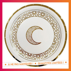 Assiettes oriental d23cm x10