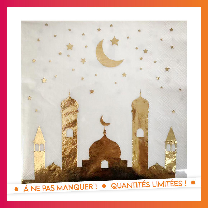 Serviettes papier oriental 33x33