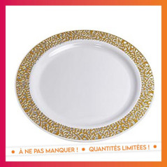 Grande assiette plastique d26cm