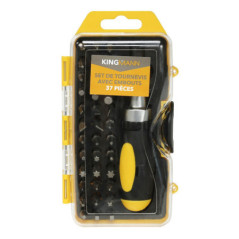 Set tournevis+embouts 37 pieces