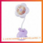 Mini lampe/ventilateur fleur a c