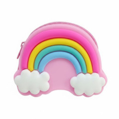 Porte monnaie arc en ciel