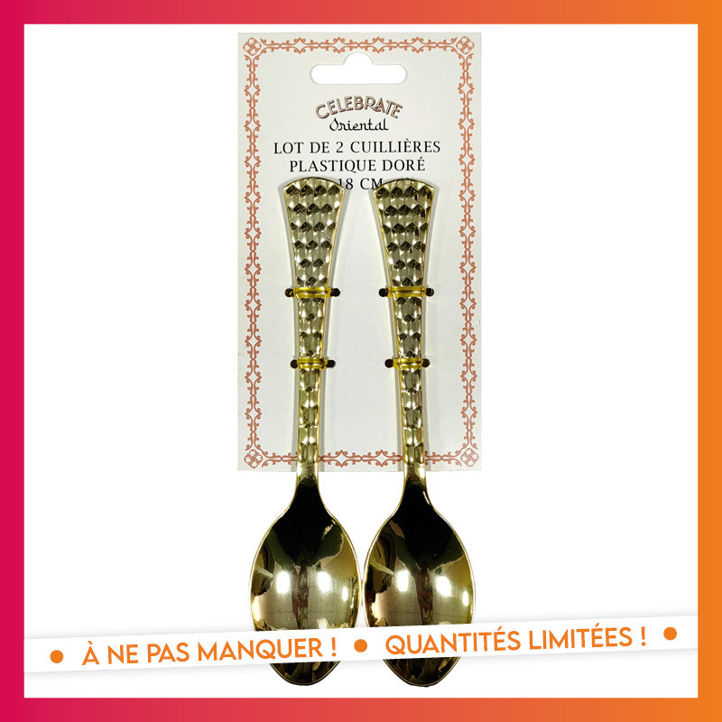 Lot de 2 cuillieres plastique do