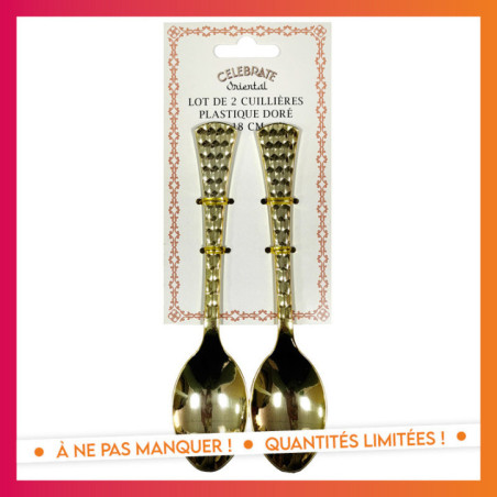 Lot de 2 cuillieres plastique do