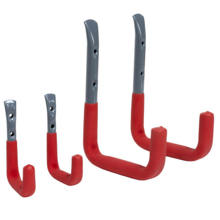 Set de 4 crochets muraux