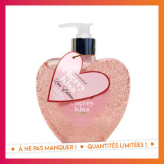 Pompe a savon 500ml coeur cherry