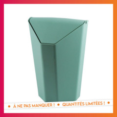 Poubelle 6l plastique hexagonal
