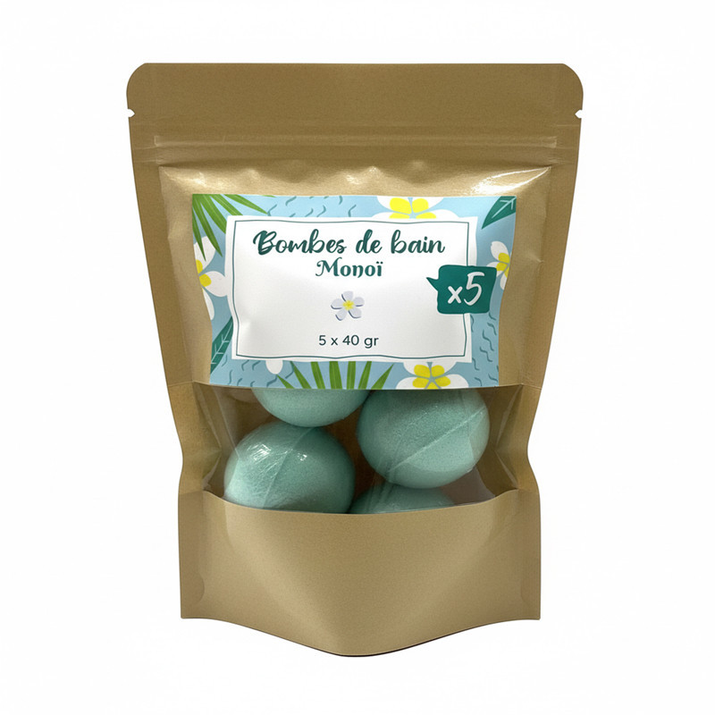 Sachet bombes de bain monoi