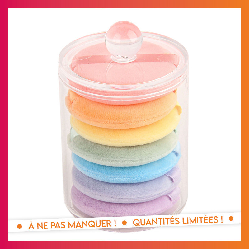 Houppettes maquillage x7