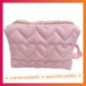 Trousse de toilette coeur rose