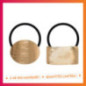 Elastiques bijoux courbe doree