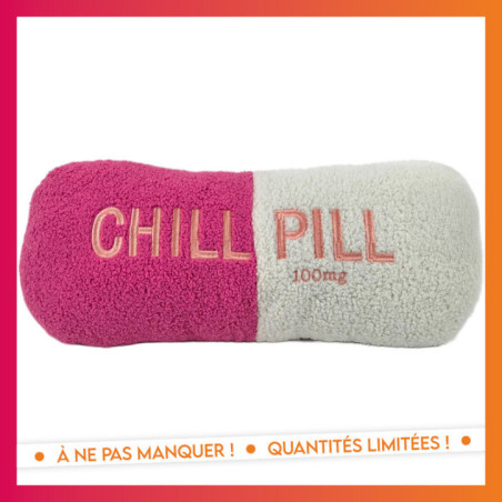 Coussin chillpill rose