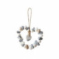 Galets forme coeur a suspendre