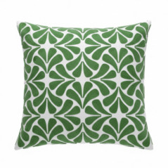 Coussin petales brodees 45x45cm