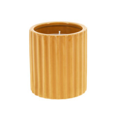 Bougie striee ocre