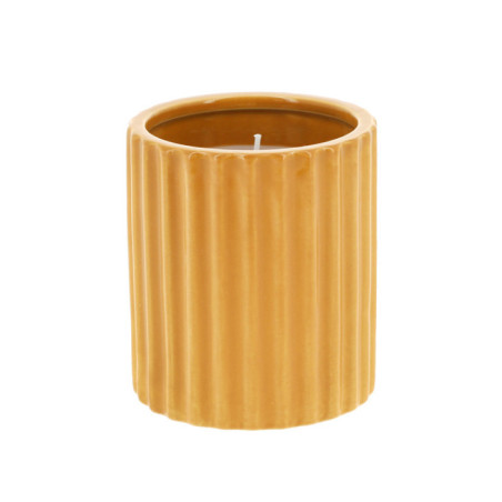 Bougie striee ocre