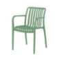 Fauteuil plastique romy verte