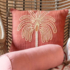 Coussin slub coton 45x45cm palmi