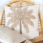 Coussin palmier 45x45cm coton