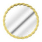Miroir torsade jaune