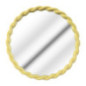 Miroir torsade jaune