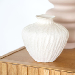 Vase ceramique col evasee