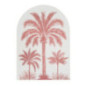 Toile lin arche palmier