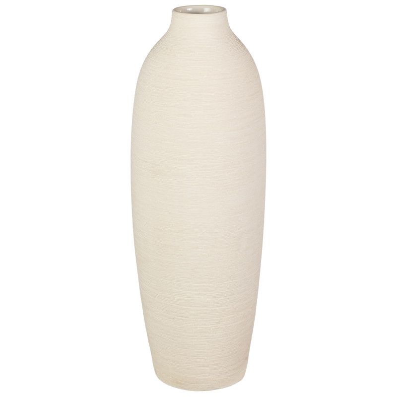 Grand vase ceramique strie