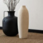 Grand vase ceramique strie