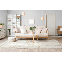 Tapis line art 160x230cm creme