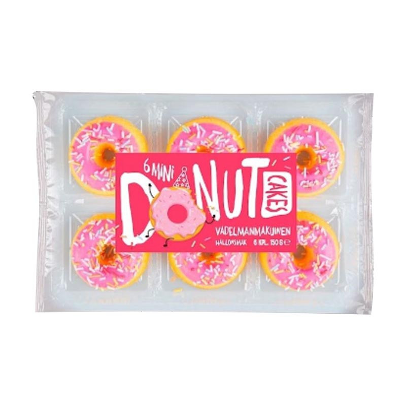 Donuts framboise 6x25g