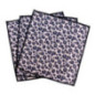 Lavettes microfibre leopard x3