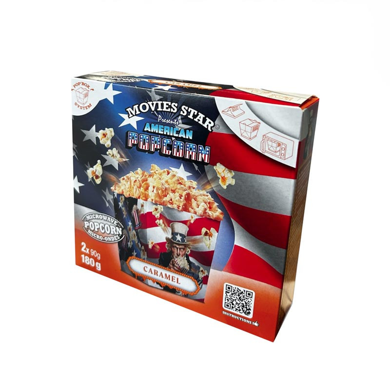 Popcorn caramel popbox 2x90g