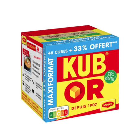 Bouillon kub or 192g +33% offert