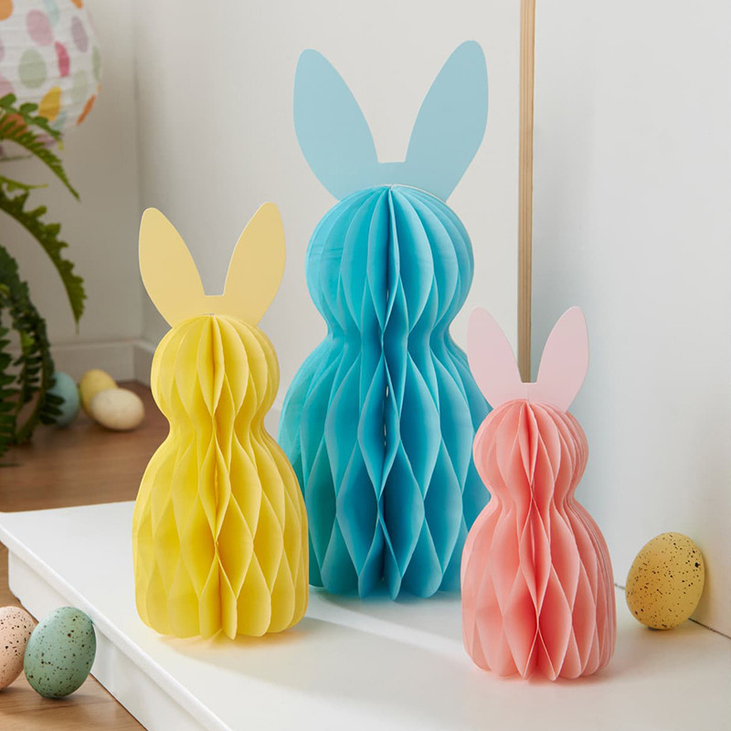 Nid d'abeille lapin 3pcs