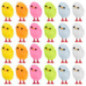 Lot de 24 poussins de paques